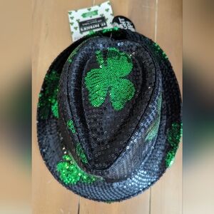 Saint Patrick's Day Lucky Clover Light Up Fedora
